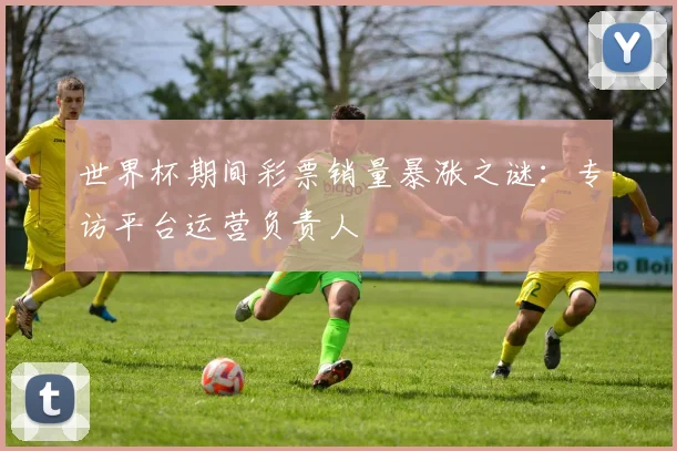 世界杯期间彩票销量暴涨之谜：专访平台运营负责人