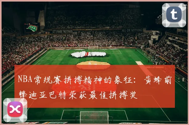 NBA常规赛拼搏精神的象征:黄蜂前锋迪亚巴特荣获最佳拼搏奖